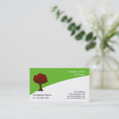 Baumgartenpflege und Landschaft Visitenkarte (Stehend Vorderseite)