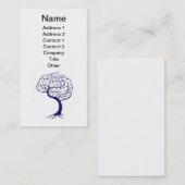 Baumgehirn Visitenkarte (Vorne/Hinten)