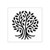 Baumgraufarbe Gummistempel (Prägung)