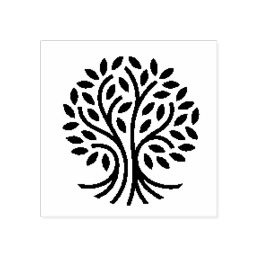 Baumgraufarbe Gummistempel (Prägung)