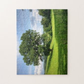 Baumgrünlandschaft Puzzle (Vertikal)