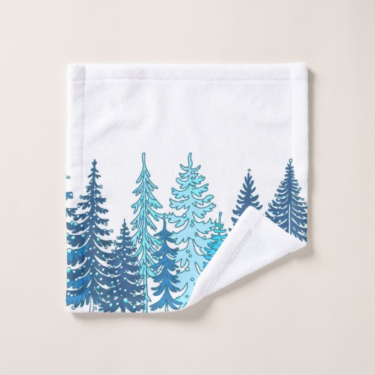 Baumhandtücher 2 badhandtuch set (Waschlappen)