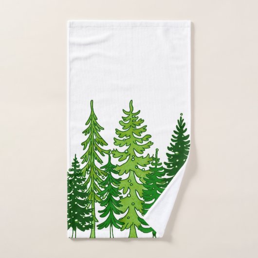 Baumhandtücher 2 badhandtuch set (Handtuch)