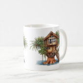 Baumhaus in Palme Kaffeetasse (VorderseiteRechts)