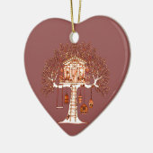 Baumhaus Keramikornament (Links)