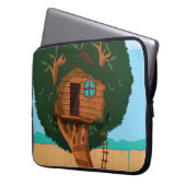 Baumhaus Laptopschutzhülle (Vorderseite Links)