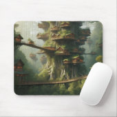Baumhaus-Metropole Mousepad (Mit Mouse)