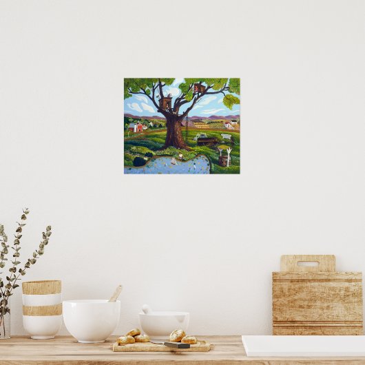 Baumhaus Poster (Küche)