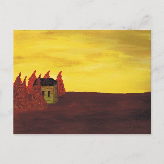 Baumhaus Postkarte (Vorderseite)