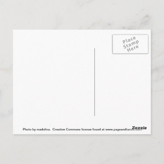 Baumhaus Postkarte (Rückseite)