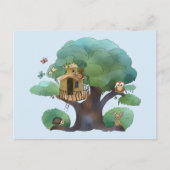 Baumhaus Postkarte (Vorderseite)