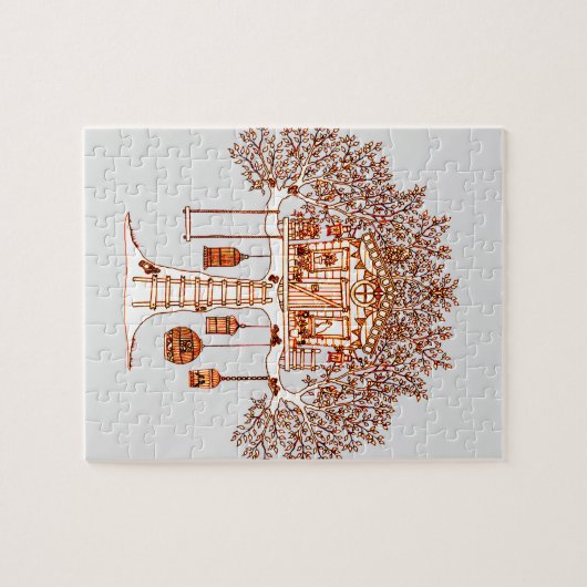 Baumhaus Puzzle (Horizontal)