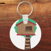 Baumhaus Schlüsselanhänger (Vorderseite)