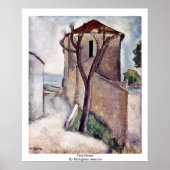 Baumhaus von Modigliani Amedeo Poster (Vorne)