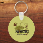 Baumhäuser sind für Vögel Schlüsselanhänger (Vorderseite)