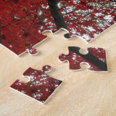 Baumherbstsaison Red Brown Herbstleaves Puzzle (Seite)