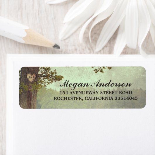 Baumherz Rustikale Hochzeit (Insitu)