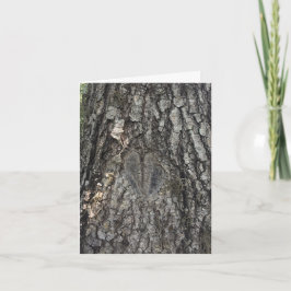 Baumherzen-notecard #1 karte