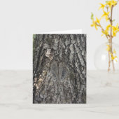 Baumherzen-notecard #1 karte (Gelbe Blume)