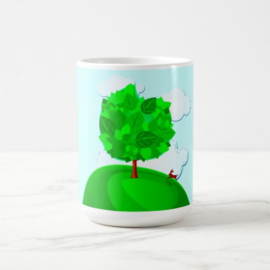 Baumhintergrund, Tasse (Mittel)