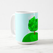 Baumhintergrund, Tasse (Vorderseite Links)