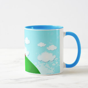 Baumhintergrund, Tasse