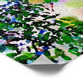 "Baumhug" farbiges Wasserfarbenposter Poster (Ecke)