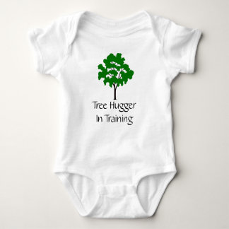 Baumhugger im Training Bio Baby-Shirt Baby Strampler
