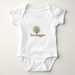 Baumhugger mit Baumdiagramm Baby Strampler