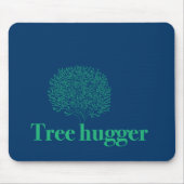 Baumhugger mit Baumdiagramm Mousepad (Vorne)