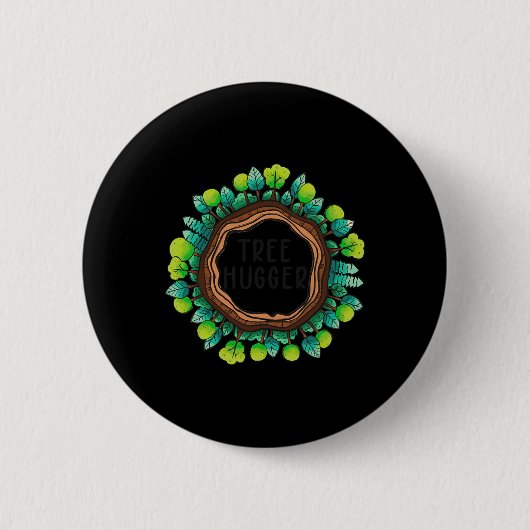 Baumhugger Natur Umweltschutz Erde Button (Vorderseite)