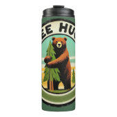 Baumhugger Naturbärenliebhaber Thermosbecher (Vorderseite)