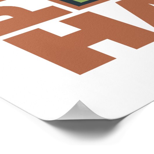 Baumhugger, Wälder schützen Poster (Ecke)