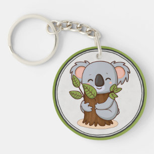 Baumhuggge Koala-Bär Akryllischer Schlüsselanhänge Schlüsselanhänger