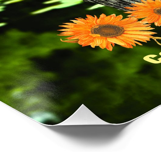 Baumhugging - Landleben Poster (Ecke)