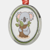 Baumhugginger Koalagebär Ornament Aus Metall (Links)