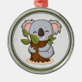 Baumhugginger Koalagebär Ornament Aus Metall (Vorne)