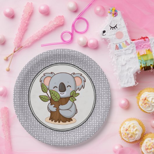 Baumhuggingkaolbär Pappteller (Party)