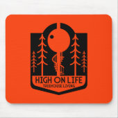 Baumhütten zurück zur Schule Mousepad (Vorne)