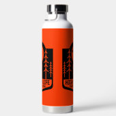 Baumhütten zurück zur Schule Trinkflasche (Rechts)