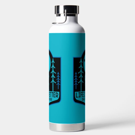 Baumhütten zurück zur Schule Trinkflasche (Rechts)