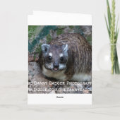 BaumHyrax, DU FEHLST MIR Karte (Rückseite)