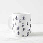 BaumIllustration Muster Gebirge Kaffeetasse (Vorderseite Links)