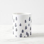 BaumIllustration Muster Gebirge Kaffeetasse (Mittel)