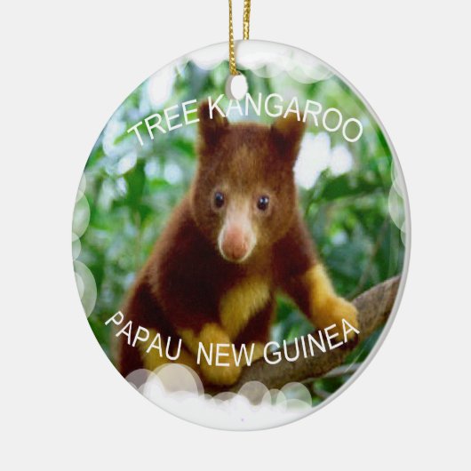 Baumkänguruh Keramikornament (Links)