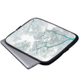 Baumkarte 3 laptopschutzhülle (Vorne Knopf)