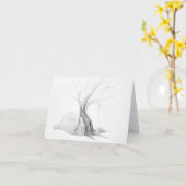 Baumkarte Zeichnend - 18_07_19a Karte (Gelbe Blume)