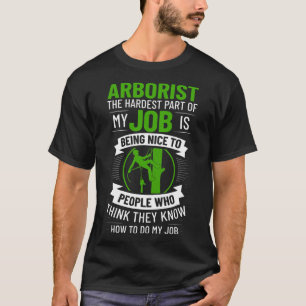 Baumkletterer-Kettensäge-Baumarzt-Anfänger T-Shirt