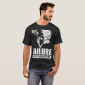 Baumkletterer Scheitern ist keine Option Wald T-Shirt (Vorne ganz)