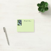 Baumkletterer-Silhouette: Baumpfleger Post-it Klebezettel (Büro)